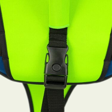 Дитячий рятувальний жилет преміум-класу - Розроблено в Німеччині - Засіб для плавання для дітей вагою 15-19 кг та 19-30 кг для безпечного плавання, засіб для рятування від сонця, жилет для тренувань з плавання. Зелений/Синій M 19-30 кг (приблизно 3-6 рокі