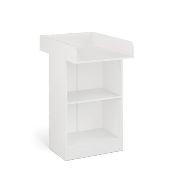 Пеленальний столик KOMTO білий - Вузький пеленальний столик, дитячий комод зі знімною пеленальною стільницею, дитячий пеленальний столик Lulliblox M1