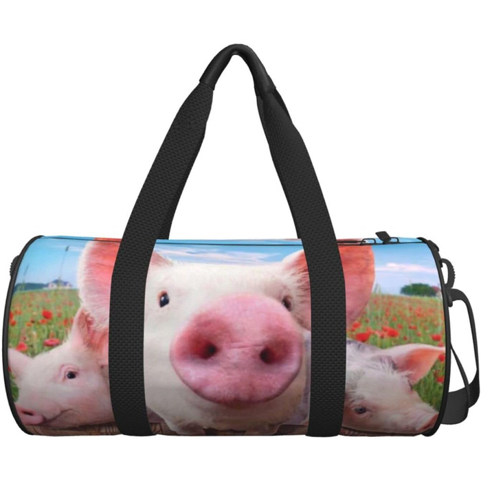 Дорожня сумка-порося, мила та кумедна, спортивна сумка для чоловіків та жінок, сумка для подорожей, спортивний баул
