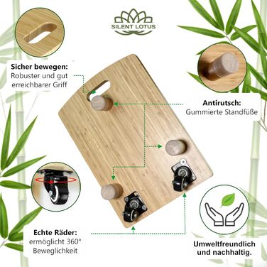 Бамбукова ковзна дошка Silent Lotus Premium для Thermomix екологічна елегантність для вашої кухні