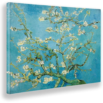 Картина - Вінсент Ван Гог - Цвітіння мигдалю - Полотно - 140x100 - Готове до повішення - Сучасний живопис для дому полотно 140x100