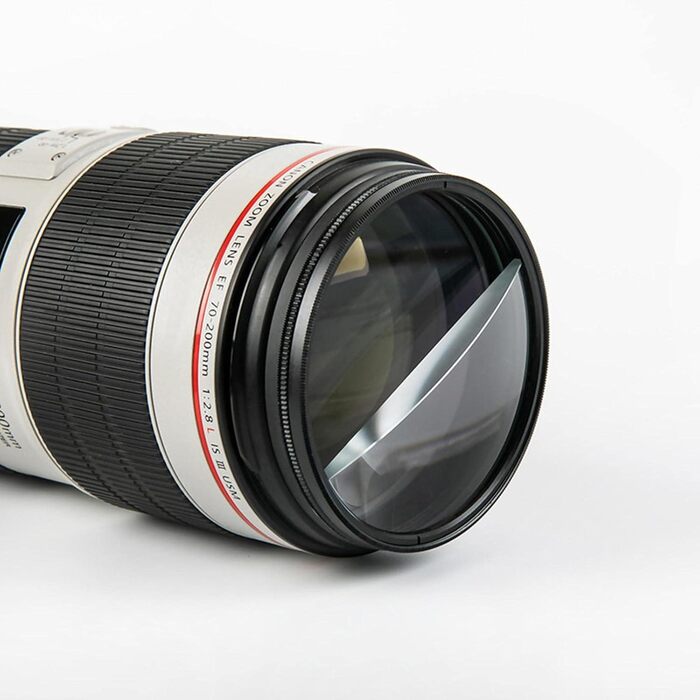 Фільтр розділеного поля 2-діоптрійний оптичний скляний призматичний фільтр із дзеркальною камерою, що обертається