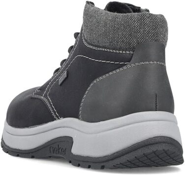 Чоловічі чоботи на шнурівці Rieker 11030, Чоловічі чоботи, знімна устілка, водовідштовхувальні, riekerTEX 43 EU Wide Чорний 00