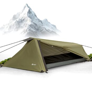 Намет EXPLORER Namib на 1 та 2 особи, малий розмір, надлегкий, для подорожей на велосипеді або мотоциклі, 1-2 особи, водяний стовп 3000 мм, з окремим внутрішнім наметом, для піших прогулянок, трекінгу, кемпінгу, 1 особа