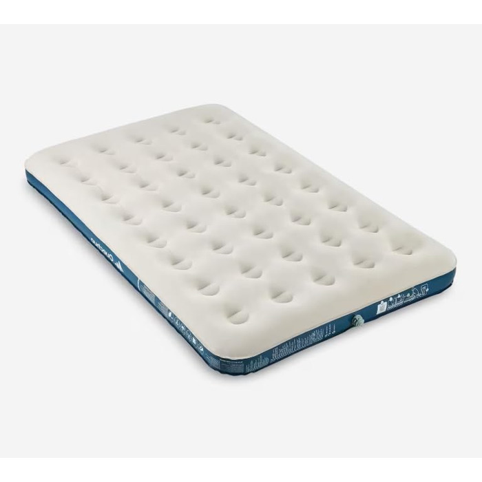 Надувний матрац Decathlon Quechua для кемпінгу 190 см x 120 см x 16 см для 2 осіб, 8561149