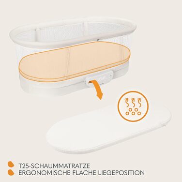 Дитяче ліжечко Lionelo Coral 3 в 1 до 9 кг, колиска, ваги для малюків, 5 швидкостей гойдання, 12 мелодій, 4 колеса, ергономічний матрац, таймер, пульт дистанційного керування, москітна сітка