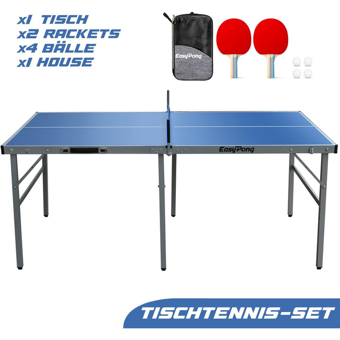 Стіл для настільного тенісу OriginalCup Easy Pong, синій