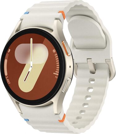 Розумний годинник Samsung Galaxy Watch7, фітнес-годинник, фітнес-трекер та трекер активності, 40 мм, Bluetooth, кремовий, вкл. 36-місячну гарантію виробника, кремовий чохол 40 мм, Bluetooth S/M - для обхвату 130-180 мм