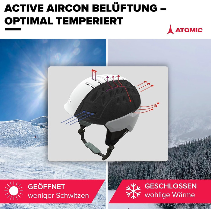 Лижний шолом Atomic REVENT LITE 59-63 чорний