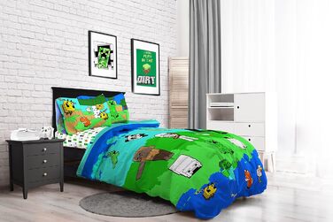 Бавовна Комплект постільної білизни з 3 предметів 135x200 см Односпальне ліжко - підковдра простирадло 90x200 см наволочка 50x70 с