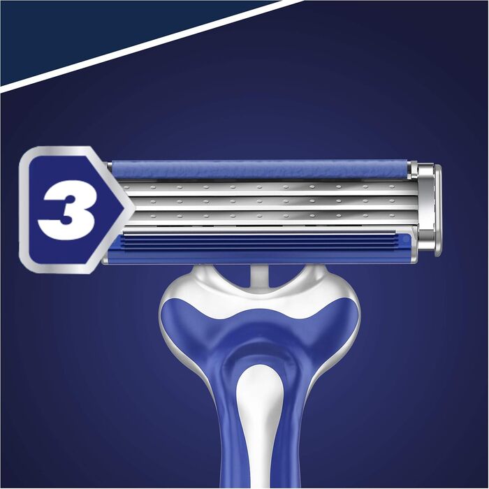 Чоловіча одноразова бритва Gillette Sensor3 Comfort, бритва з стрічкою Lubrastrip, 3 2 бритви