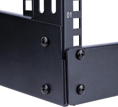 Мережева шафа з відкритою рамою 8U - 19-дюймова 2-стійкова окремостояча настільна стійка для комп&39ютерів, серверів, аудіовізуального, медіа, IT та обладнання для обробки даних (RK8OD) 8U односпальне ліжко