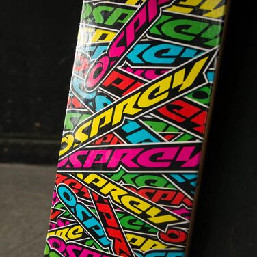 Скейтборд Osprey Absolute Beginner Double Kick Trick, 78.7 x 20.3 см, кленова колода, різнокольоровий