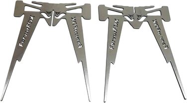 Регульована, складна підставка для плити, міцна конструкція, ергономічні кемпінгові грилі для походів, незамінні, нержавіючі для приготування їжі на свіжому повітрі