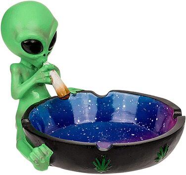 Геніальна попільничка Alien, Space Ashtray перетворює кожне куріння на міжгалактичну пригоду Перетворює будь-яку кімнату на ваш особистий всесвіт (Інопланетянин з косяком 1)