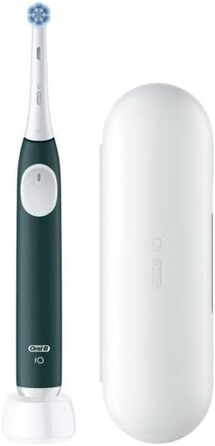 Звукова зубна щітка Oral-B iO 2, зелена, з 1 змінною насадкою, дорожнім футляром та щіткою для чищення язика