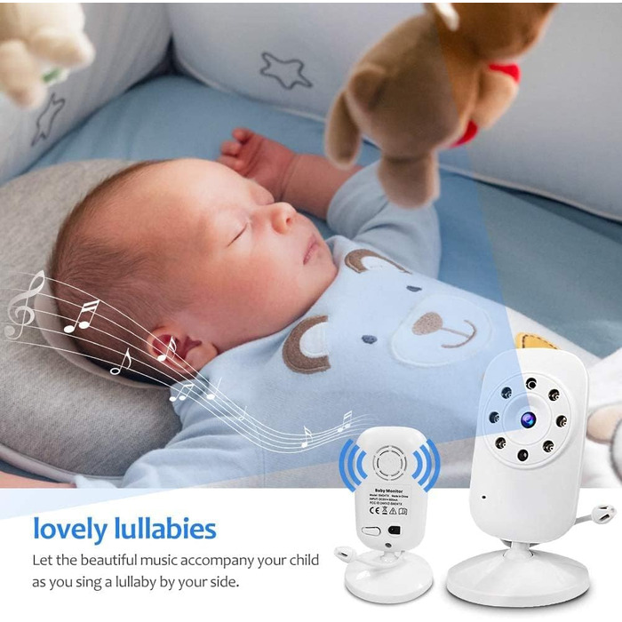 Дитячий телефон Дитяча камера 2,4 ГГц з РК-камерою нічного бачення Цифрове відео високої чіткості та функція двонаправленого внутр