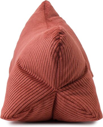 Подушка для читання Capri, подушка для шиї з тонкого вельвету, подушка для читання та відпочинку на шию та спину, 40 x 25 см - Кориця 40 x 25 см Кориця