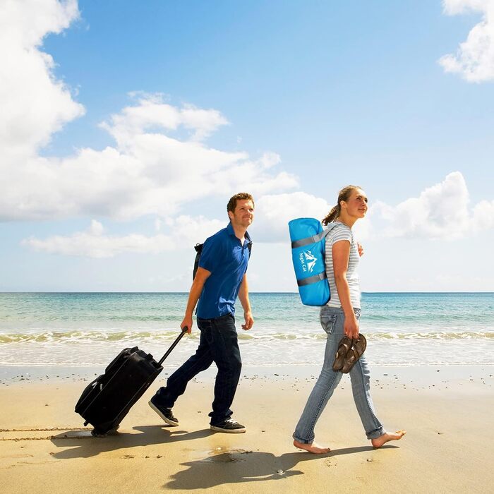 Пляжний намет Night Cat з лайкри, пляжний намет, сонцезахисний намет, захист від сонця, UPF 50 з мішком з піском, якорем для пляжного пікніка, риболовлі, кемпінгу, синього кольору, Pro 2,2,1 м