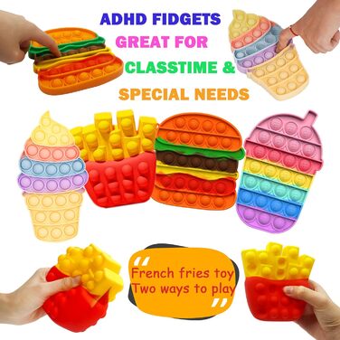 Антистресові іграшки, пальчикові іграшки для зняття тривоги, іграшки для зняття стресу для дітей та дорослих, набір антистресових