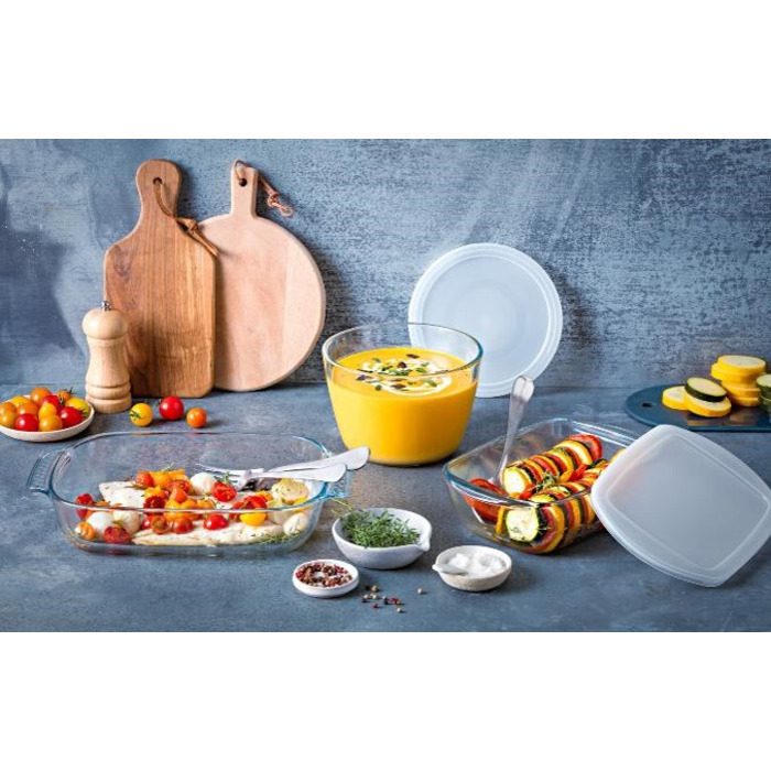 Форма з кришкою Pyrex Daily, 20х20 см (6622487)