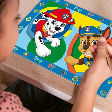 Розмальовка за номерами Paw Patrol для дітей 5-7 років Одноразова, 20286 - Paw Patrol -