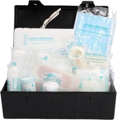 Автомобільна аптечка з фотодруком, чорна/багатобарвна, 1 x 10 шт., 10105