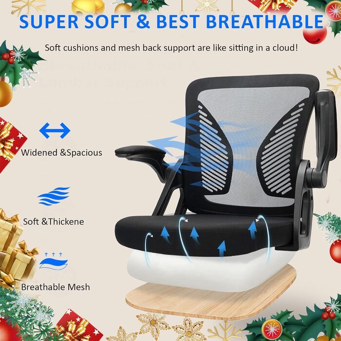 Ергономічне офісне крісло з сітчастою оббивкою