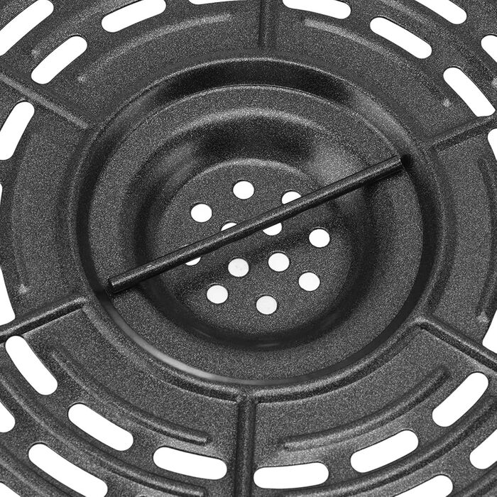 Змінна сковорода-гриль для фритюрниці, кругла, термостійка, з антипригарним покриттям, для фритюрниці, полиця, кошик, пластина для гриля, деко для хрустких продуктів, запасна частина Аксесуари для (22 см)