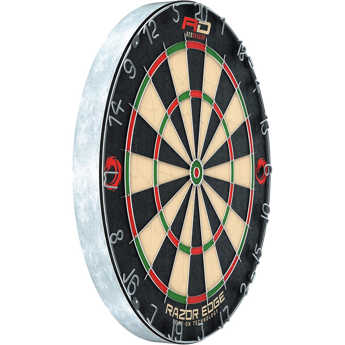Мішень для дартсу RED DRAGON Razor Edge, професійний стандарт преміум-класу, схвалений турніром