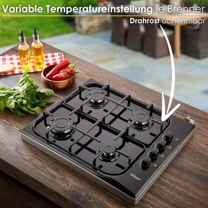 Газова плита 4 конфорки Кемпінгова піч Газова варильна поверхня Газ пропан Варильна поверхня Газова плита Кабуретка Газова варильна поверхня Кемпінгова піч