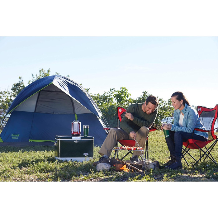 Намет кемпінговий купольний 2-місний Coleman Sundome – 3-сезонний, WeatherTec, водостійкий, Navy/Grey