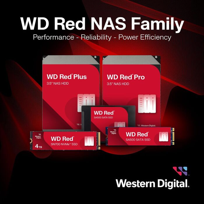 Внутрішній жорсткий диск WD Red Pro 8TB NAS 3.5" клас 7200 об/хв, SATA 6 Гбіт/с, CMR, 256 МБ кешу, версія 2025, 8 ТБ