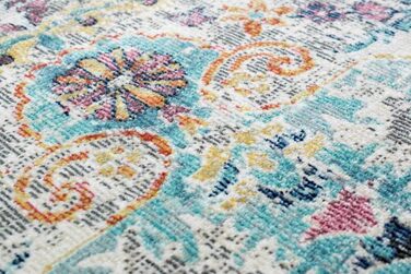 Відкритий східний килим орнаменти вітальні килим для вітальні вінтажний в сіро-блакитному кольорі розмір 160х230 см 160х230 см сір