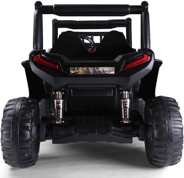 Дитячий електромобіль RIRICAR 24V UTV, червоний, електромобіль для дітей 2-х місцевий з пультом дистанційного керування 2.4 ГГц, д