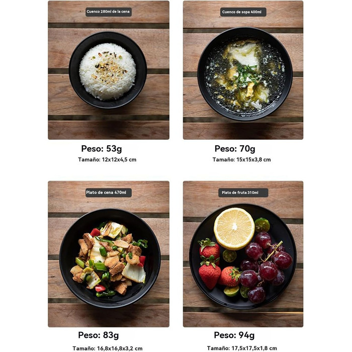 Посуд для кемпінгу тарілки з нержавіючої сталі для походів термостійкий обід з багаторазовим посудом для пікніків, походів та активного відпочинку