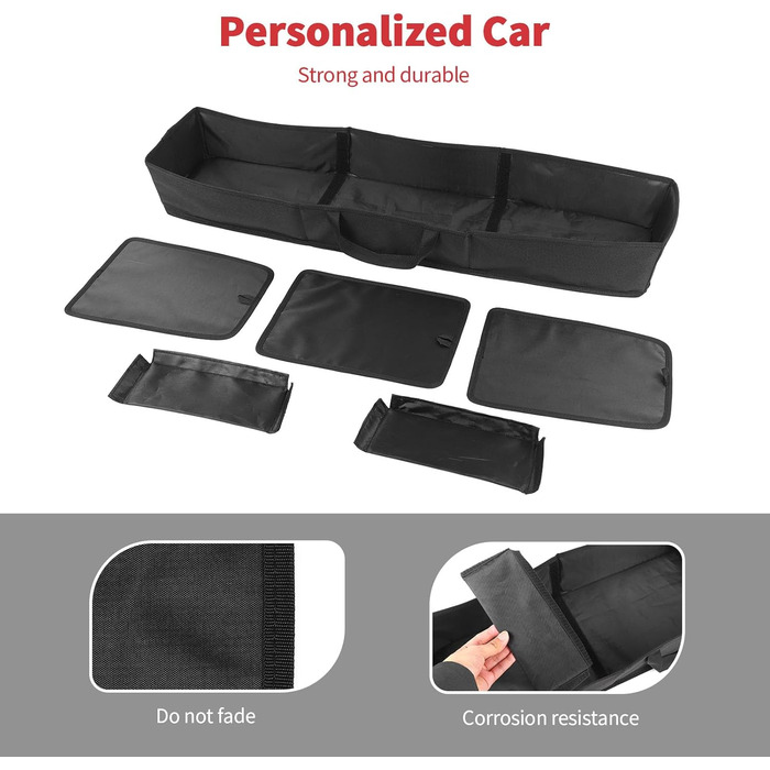 Органайзер для багажника Linskip, що складається, для Dodge Journey 20112020, з тканини Оксфорд, з 2 знімними перегородками