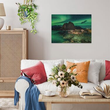 Пазл Ravensburger 12000357 - Полярне сяйво Норвегія, Північне сяйво над Хамной - пазл на 1000 елементів для дорослих і дітей від 1