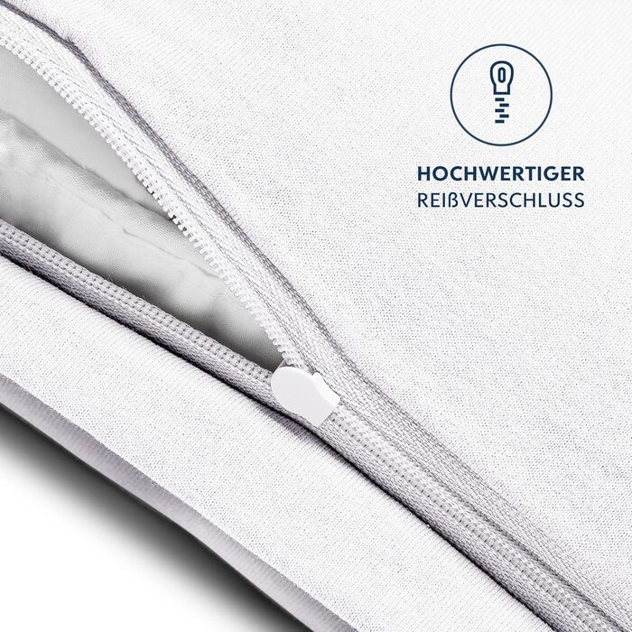 Наволочка 40 х 80 (Комплект з 2 шт. ) - 100 Джерсі Бавовна 150 г/кв.м Наволочки -Білі - Для подушки 40 х 80 см - Наволочка - Навол