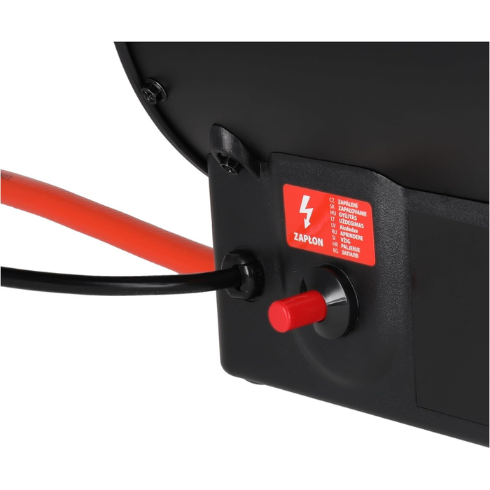 Газовий вентилятор-обігрівач 27 кВт DEDRA DED9943ADE 300 м/год, електричне п&39єзопідпалювання, робочий діапазон температур 2050C, вбудований вентилятор, системи безпеки, мобільний та ергономічний