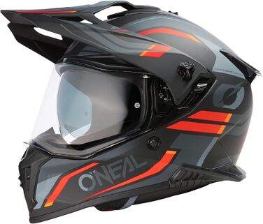 Шолом O&39NEAL A-SRS SOLID Чорний M Чорний/Сірий/Червоний