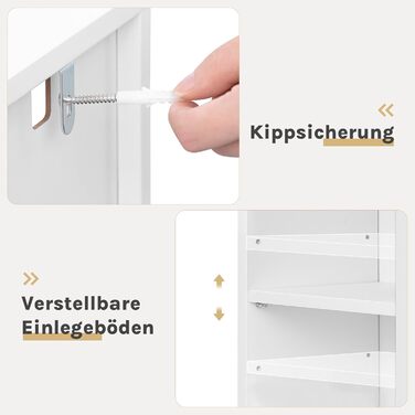 Книжкова полиця WOLTU, полиця з 10 відділеннями, полиця для CD/DVD, біла кубічна полиця, штабелювана полиця, полиця для зберігання, вітальня, білий колір, SK063ws