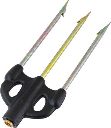 Багатозубчастий нейлоновий спис Cressi (3-зубці), чорний, для дорослих