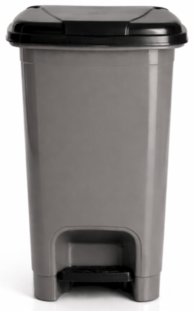 Корзина д/сміття VIOLET HOUSE 0156 Gray з педал. 8 л (0156 Gray 8 л) (7246360)