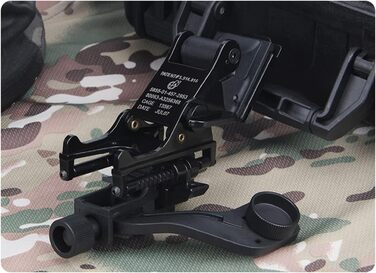 Для приладу нічного бачення PVS-14 PVS-7 J Arm Adapter PVS 14 Mount For Fast M88 Mich Helmet (Black) Ab