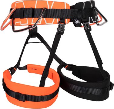 Ремінь Mammut 4 Slide Harness Klettergurt XS-M яскраво-помаранчевий-чорний