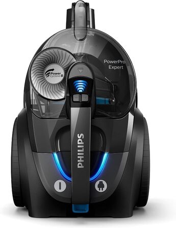 Пилосос без мішка, насадка TriActive LED, фільтр від алергії, 900 Вт) глянцевий чорний - FC9747/09 TriActive LED насадка 2 л, 7000