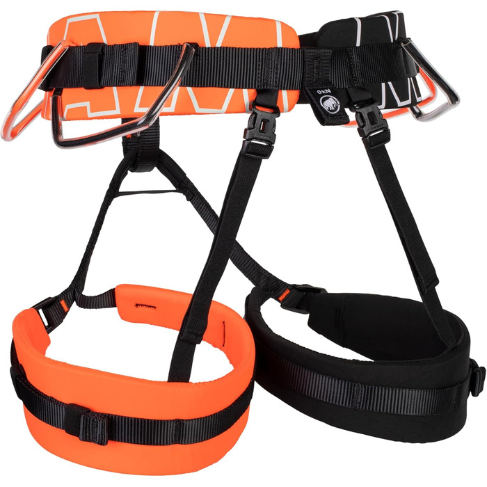 Ремінь Mammut 4 Slide Harness Klettergurt XS-M яскраво-помаранчевий-чорний