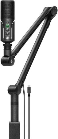 Набір для стрімінгу Sennheiser Profile з USB-мікрофоном, пантографом та сумкою та веб-камера Logitech C920 HD PRO, Full-HD 1080p, кут огляду 78