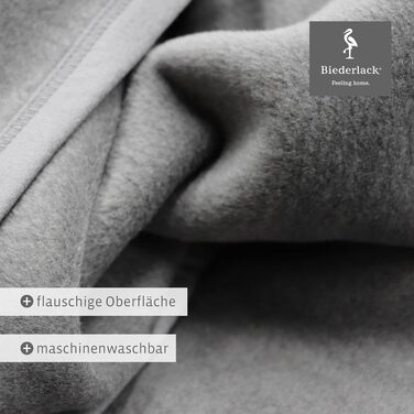 Пухнастий плед biederlack з чистої бавовни Зроблено в Німеччині ko-Tex, зеленого кольору Плед 100 бавовняний графітового кольору Плед для дивана 150x200 см Плед для дивана, вироблений за принципами сталого розвитку